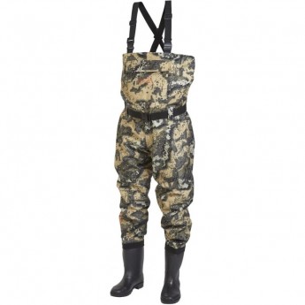 Полукомбинезон забродный NORFIN RAPID CAMO Р.45 Полукомбинезон забродный NORFIN RAPID CAMO Р.45